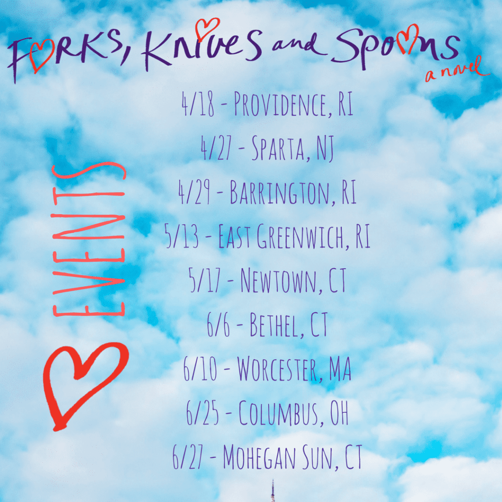 Forks, Knives, and Spoons Book Events | leahdecesare.com